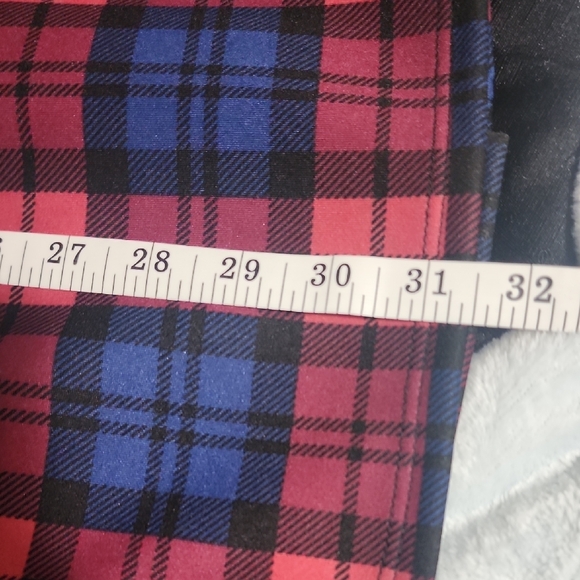 Azules Checkered Red and Blue Pants - Picture 5 of 6